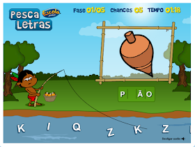 Pesca letras Escola Games Jogos Educativos 